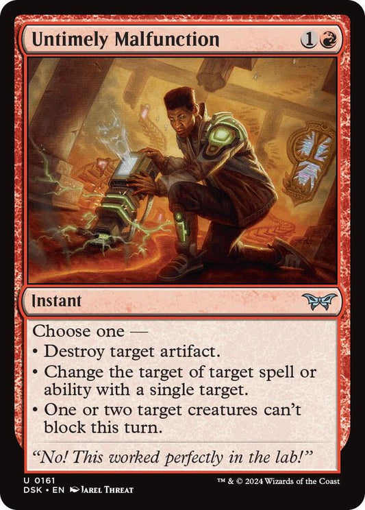 Untimely Malfunction-Duskmourn: House of Horror-U-Foil