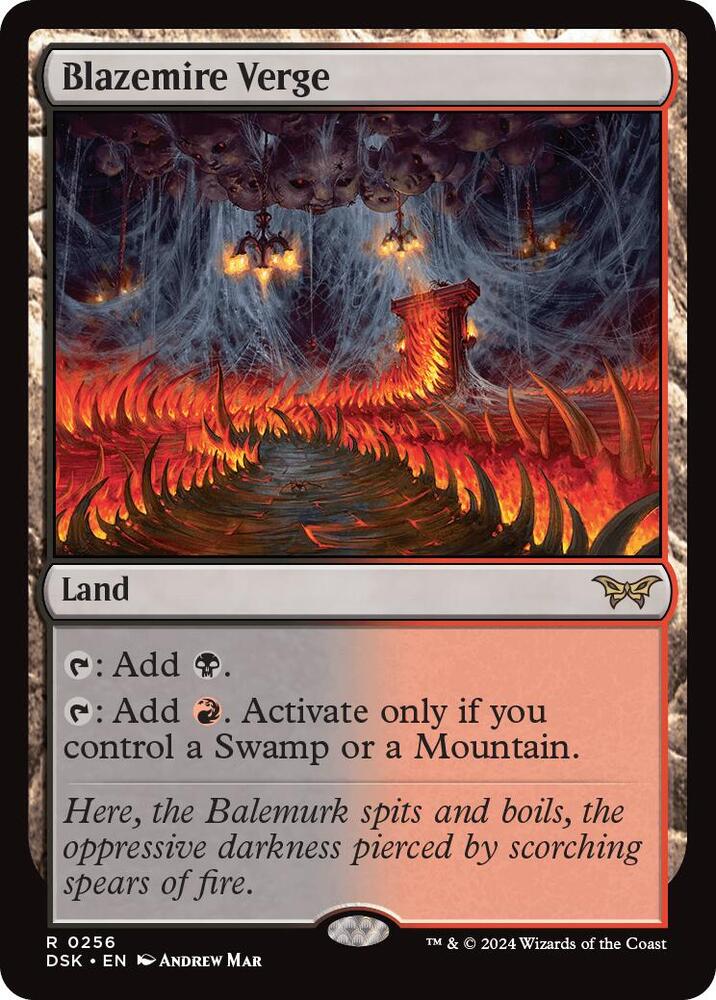 Blazemire Verge-Duskmourn: House of Horror-R-Normal