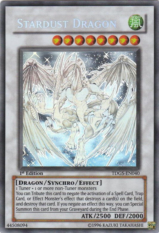 Stardust Dragon (Ghost)-The Duelist Genesis-Ghost Rare-Unlimited