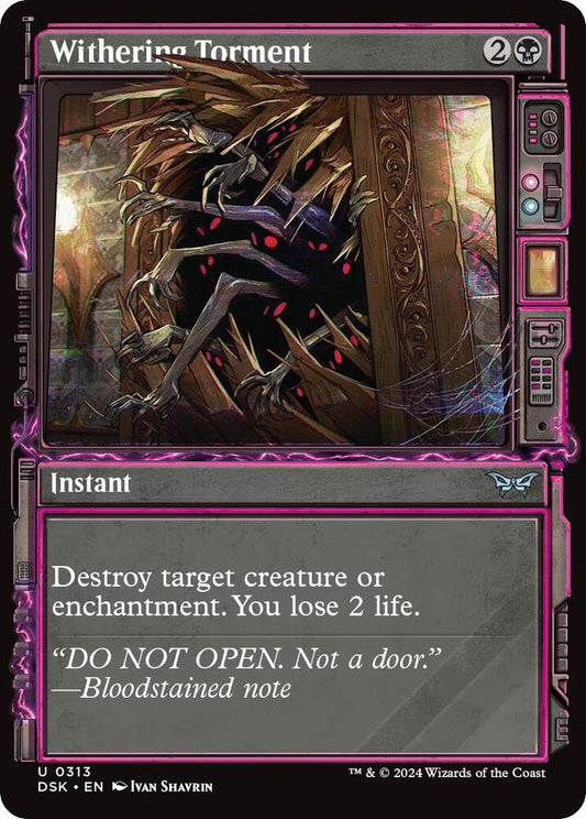 Withering Torment (Showcase)-Duskmourn: House of Horror-U-Normal