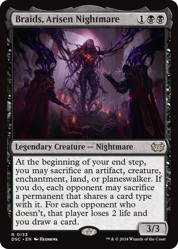 Braids, Arisen Nightmare-Commander: Duskmourn: House of Horror-R-Normal