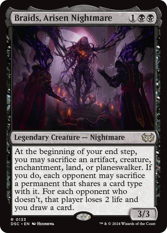 Braids, Arisen Nightmare-Commander: Duskmourn: House of Horror-R-Normal