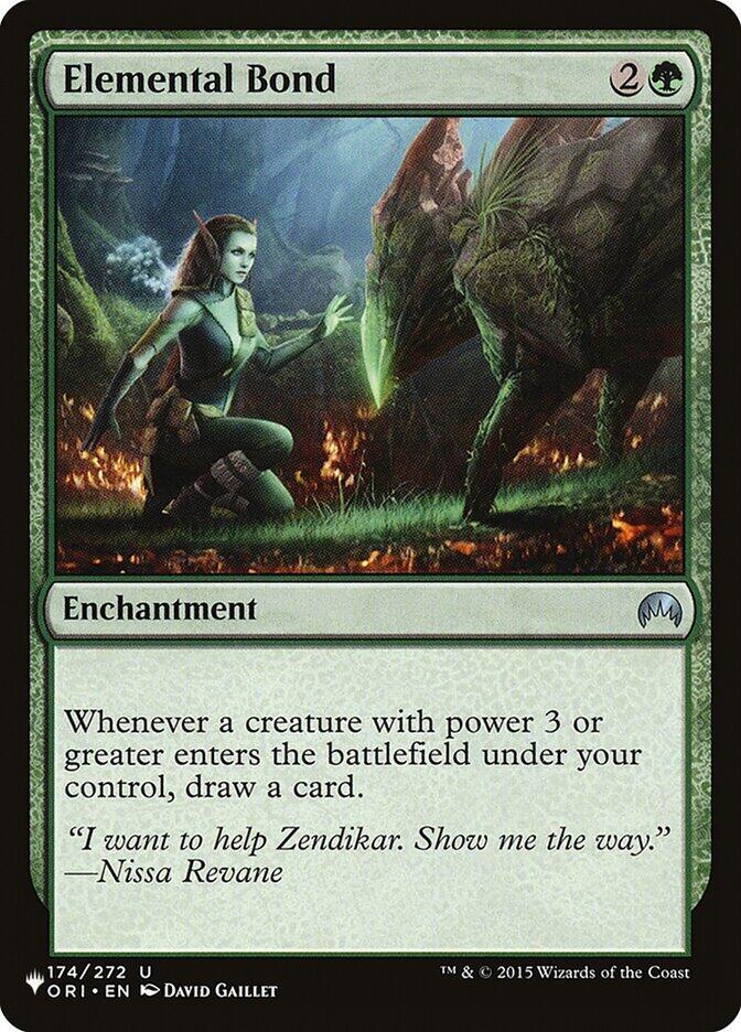Elemental Bond-The List Reprints-U-Normal