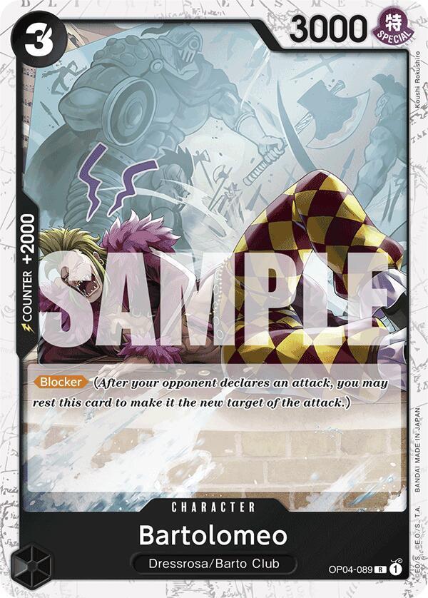 Bartolomeo (OP04-089) (Jolly Roger Foil)-Premium Booster -The Best--R-Foil
