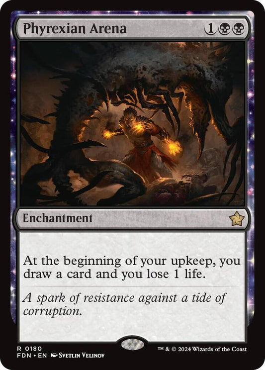 Phyrexian Arena-Foundations-R-Foil