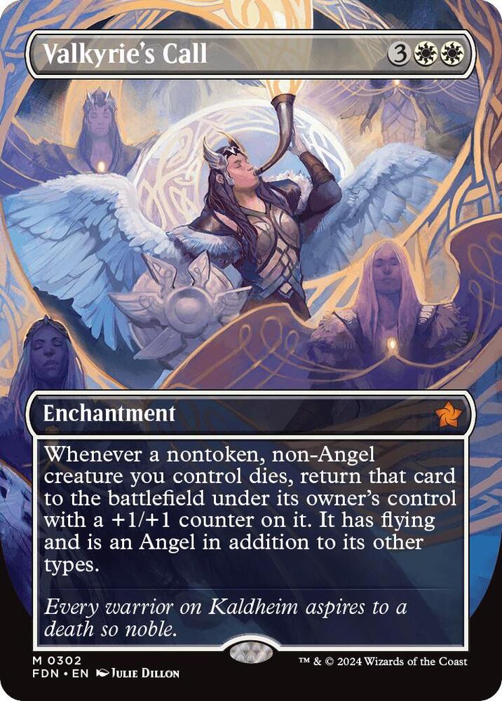 Valkyrie's Call (Borderless)-Foundations-M-Normal