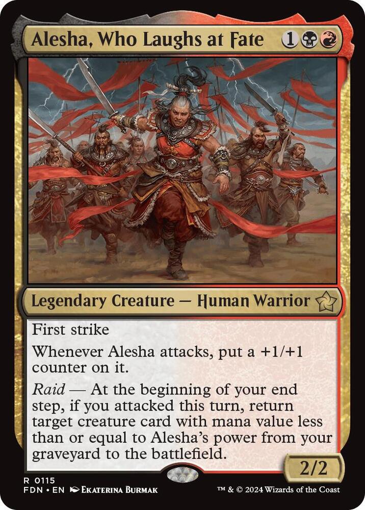 Alesha, Who Laughs at Fate-Foundations-R-Normal
