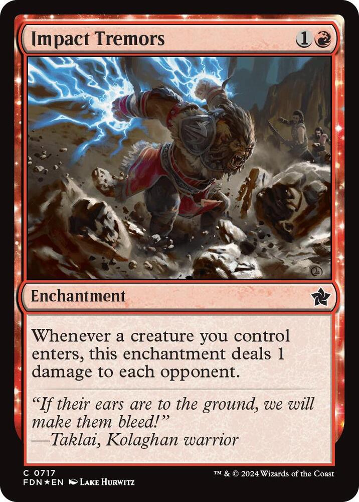 Impact Tremors-Foundations-C-Foil