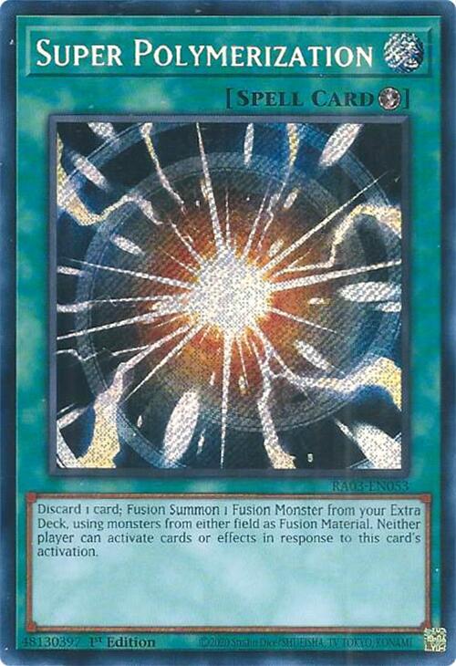 Super Polymerization (Secret Rare)-Quarter Century Bonanza-Secret Rare-1st Edition
