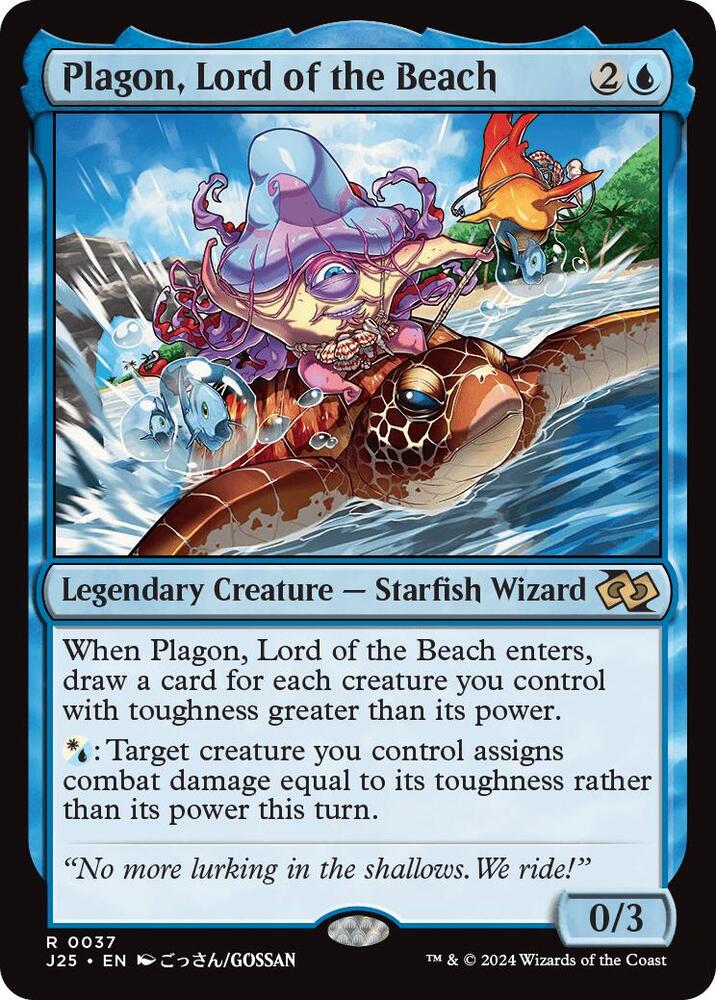 Plagon, Lord of the Beach (Anime)-Foundations Jumpstart-R-Normal