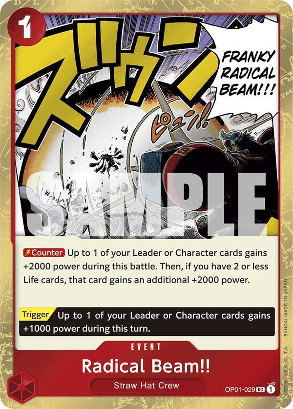 Radical Beam!! (Jolly Roger Foil)-Premium Booster -The Best--UC-Foil