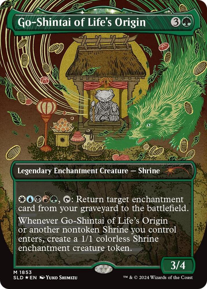 Go-Shintai of Life's Origin (Display Commander) - Thick Stock-Secret Lair Drop Series-M-Foil