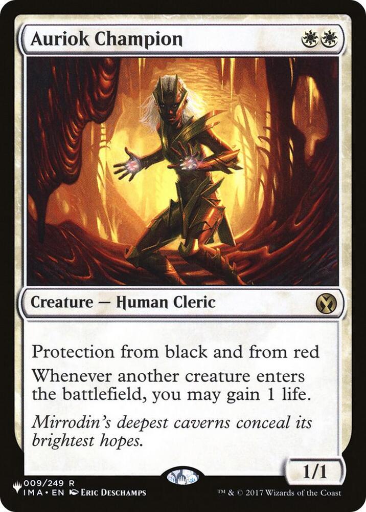 Auriok Champion-The List Reprints-R-Normal
