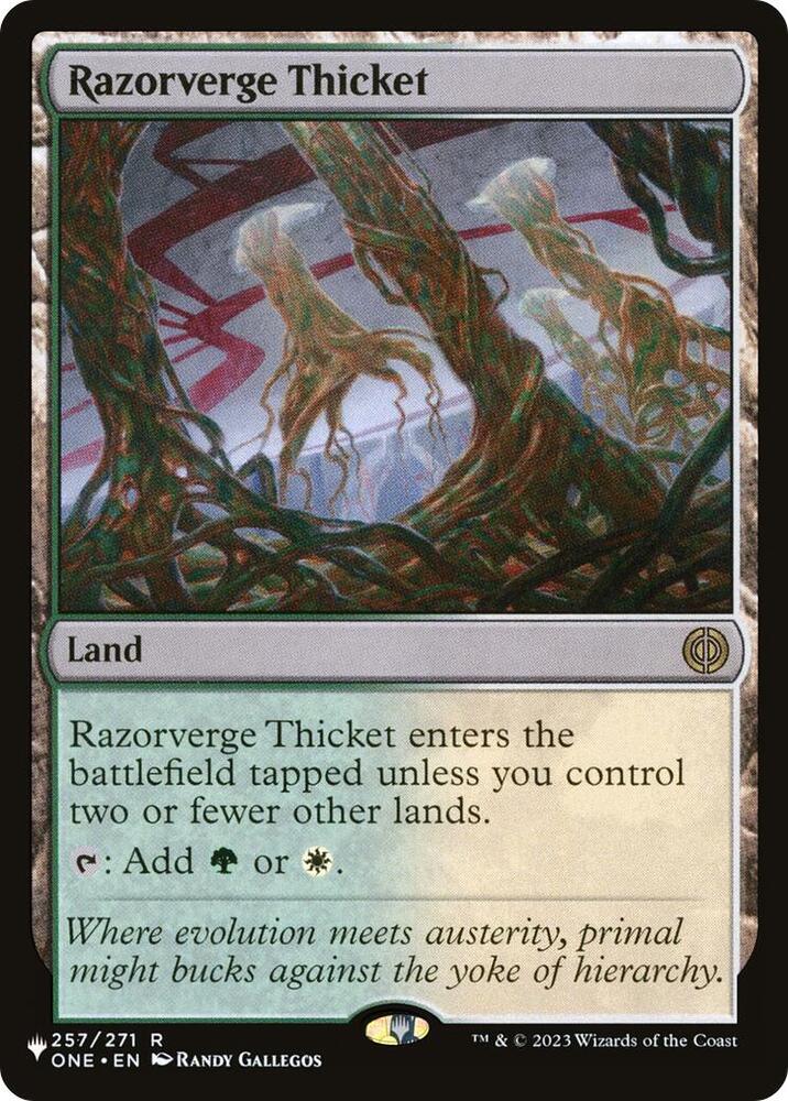 Razorverge Thicket-The List Reprints-R-Normal