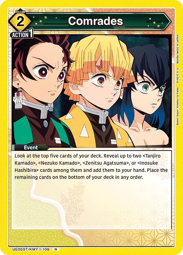 Comrades-UE05ST: Demon Slayer: Kimetsu no Yaiba Starter Deck-Rare-Normal