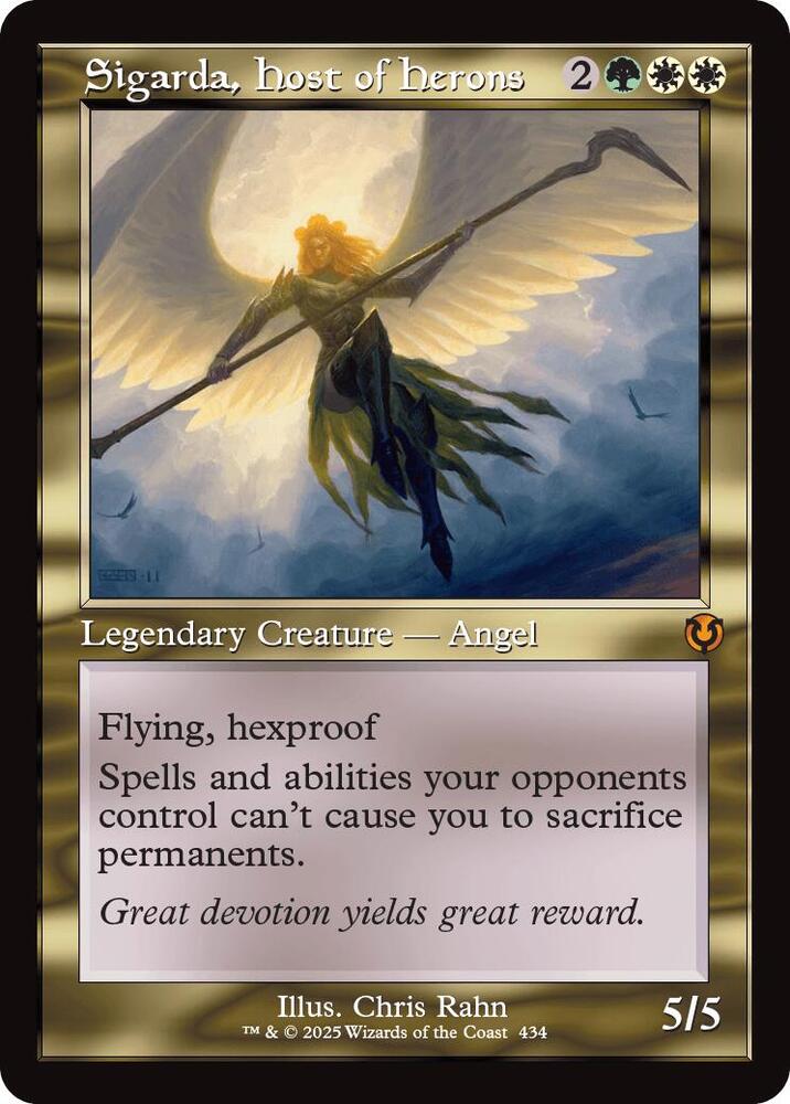 Sigarda, Host of Herons (Retro Frame)-Innistrad Remastered-M-Normal