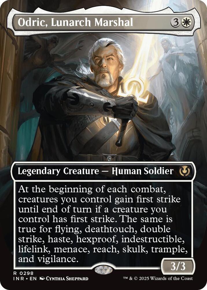 Odric, Lunarch Marshal (Borderless)-Innistrad Remastered-R-Normal