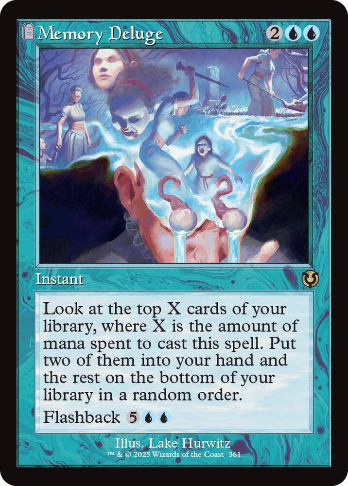 Memory Deluge (Retro Frame)-Innistrad Remastered-R-Normal