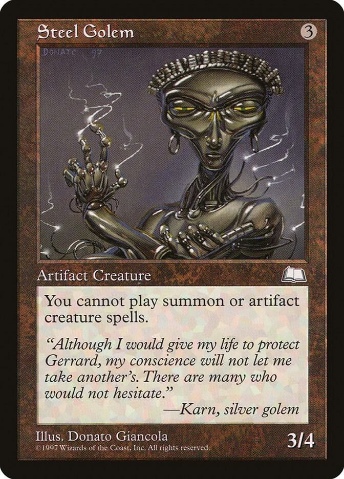 Steel Golem-Weatherlight-U-Normal