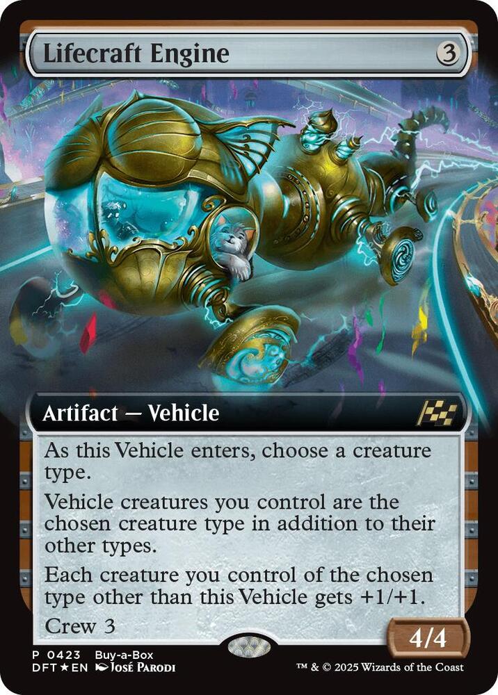 Lifecraft Engine (Extended Art)-Buy-A-Box Promos-P-Foil