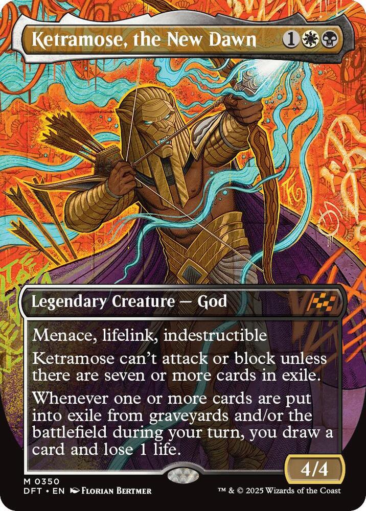 Ketramose, the New Dawn (Borderless)-Aetherdrift-M-Normal