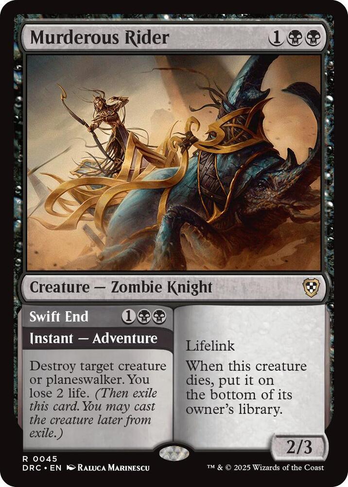Murderous Rider-Commander: Aetherdrift-R-Normal
