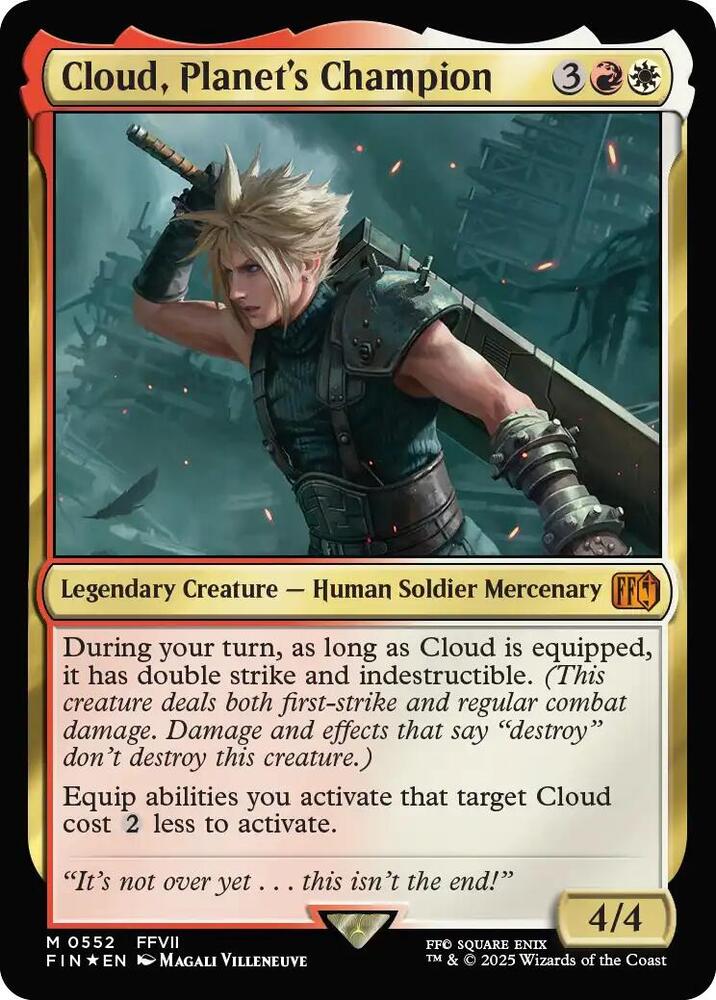 Cloud, Planet's Champion-FINAL FANTASY-M-Foil