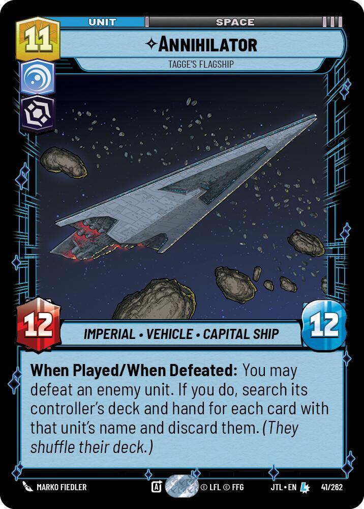 Annihilator - Tagge's Flagship-Jump to Lightspeed-Legendary-Normal