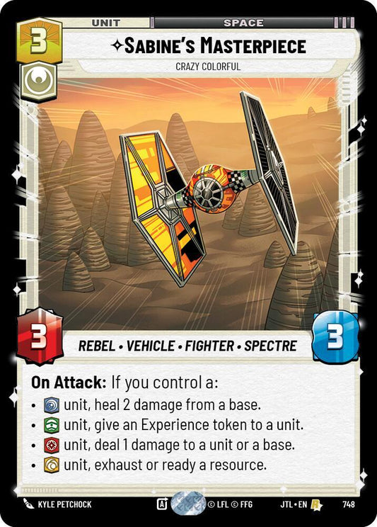 Sabine's Masterpiece - Crazy Colorful (Foil)-Jump to Lightspeed-Rare-Foil