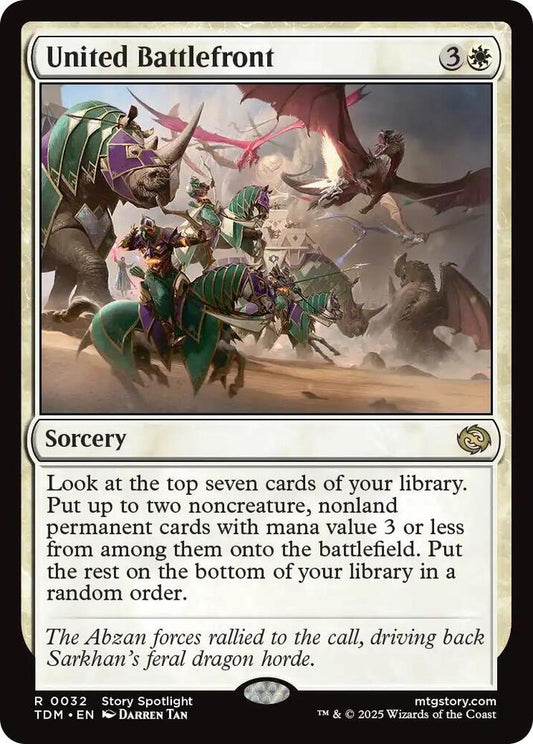 United Battlefront-Tarkir: Dragonstorm-R-Foil