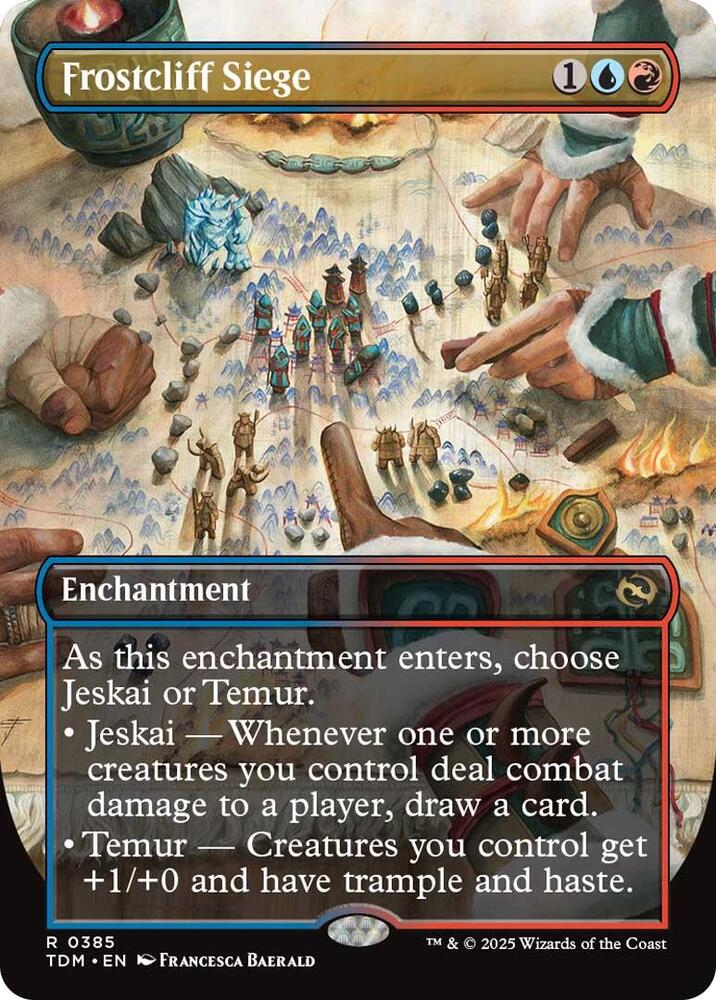 Frostcliff Siege (Borderless)-Tarkir: Dragonstorm-R-Normal