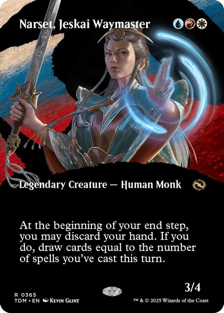 Narset, Jeskai Waymaster (Borderless)-Tarkir: Dragonstorm-R-Normal