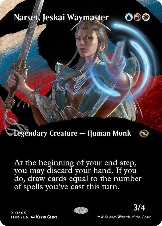 Narset, Jeskai Waymaster (Borderless)-Tarkir: Dragonstorm-R-Normal