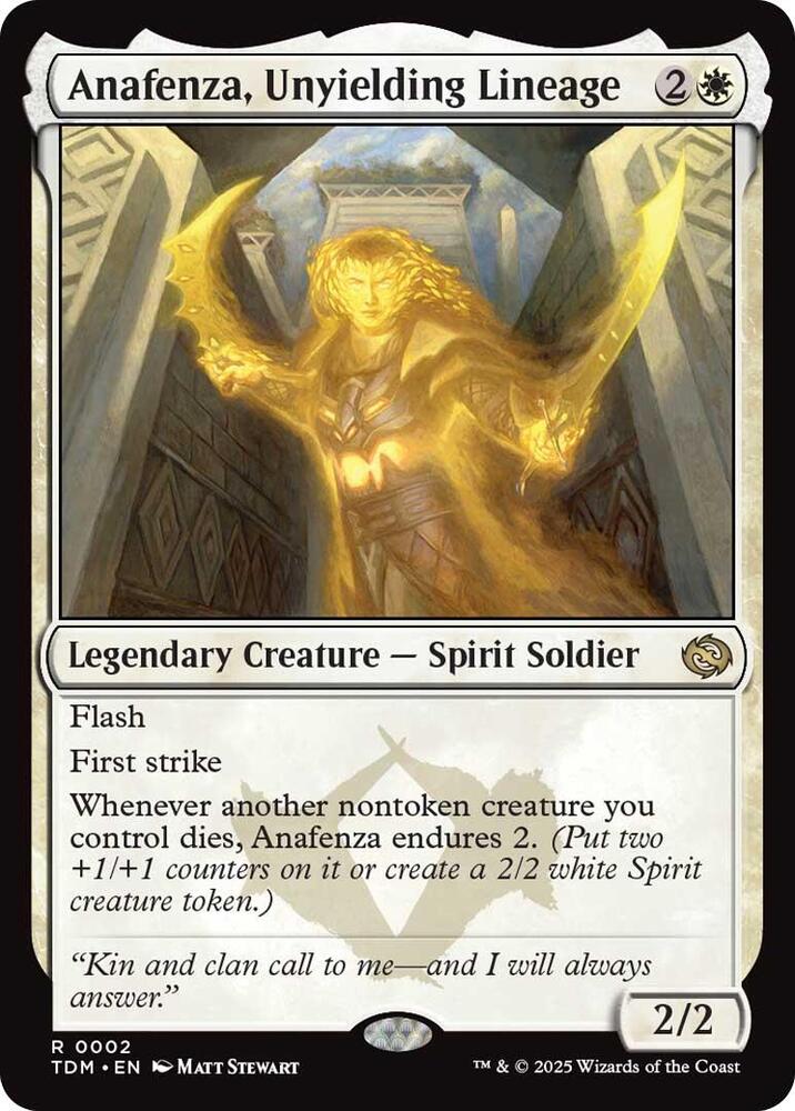 Anafenza, Unyielding Lineage-Tarkir: Dragonstorm-R-Foil
