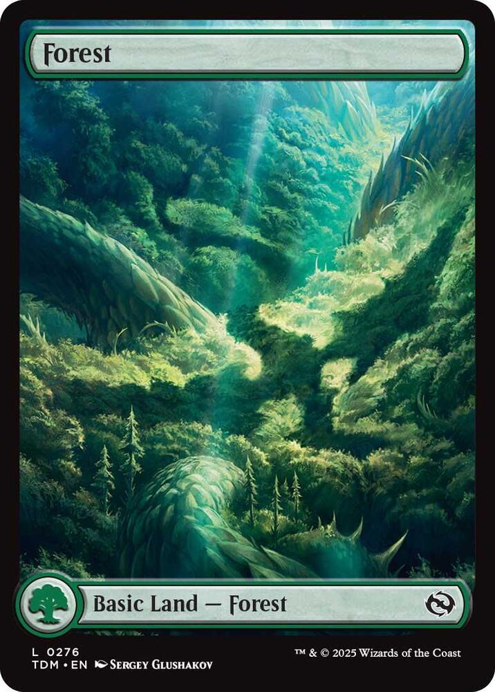 Forest (0276)-Tarkir: Dragonstorm-L-Normal