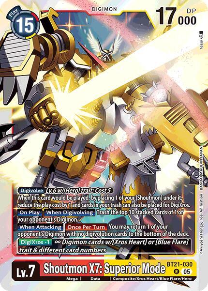 Shoutmon X7: Superior Mode-World Convergence-Rare-Foil