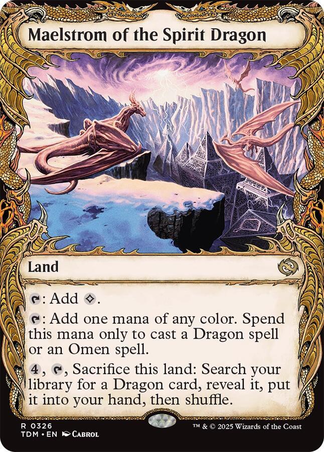 Maelstrom of the Spirit Dragon (Showcase)-Tarkir: Dragonstorm-R-Normal