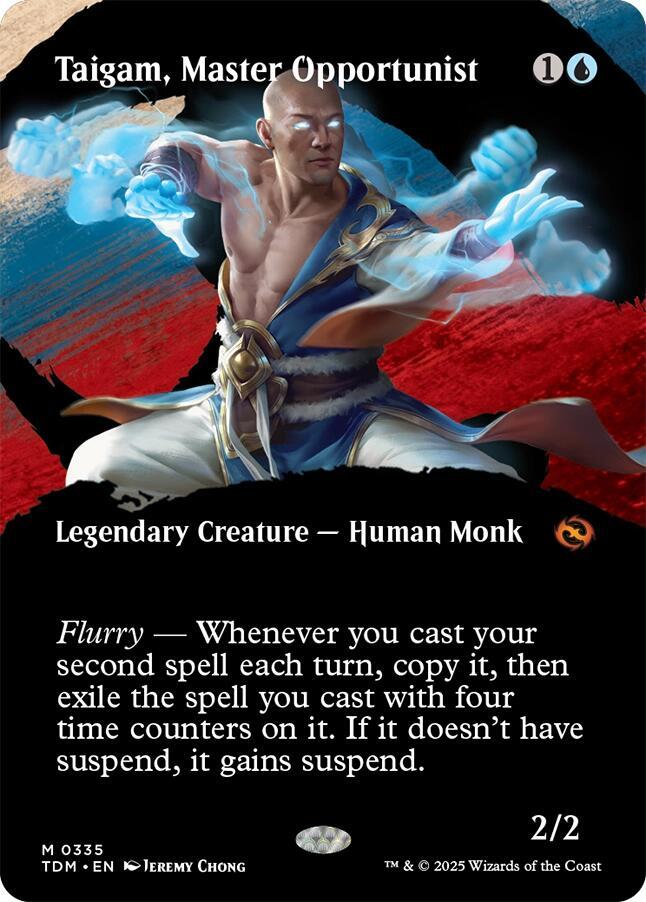 Taigam, Master Opportunist (Borderless)-Tarkir: Dragonstorm-M-Normal