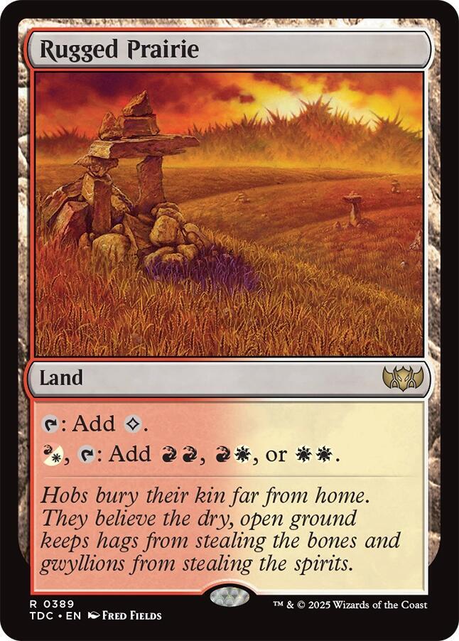 Rugged Prairie-Commander: Tarkir: Dragonstorm-R-Normal