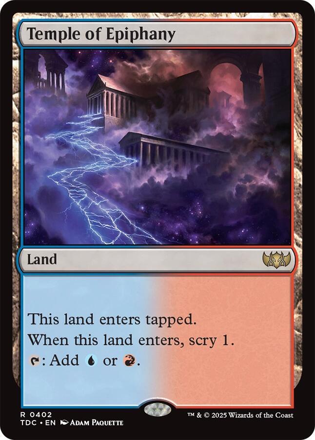 Temple of Epiphany-Commander: Tarkir: Dragonstorm-R-Normal