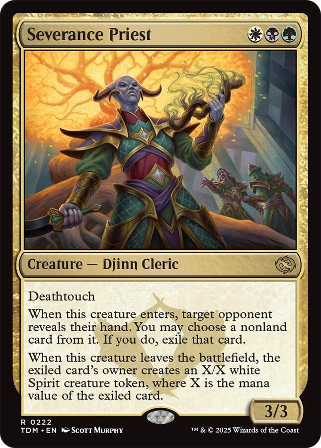Severance Priest-Tarkir: Dragonstorm-R-Normal