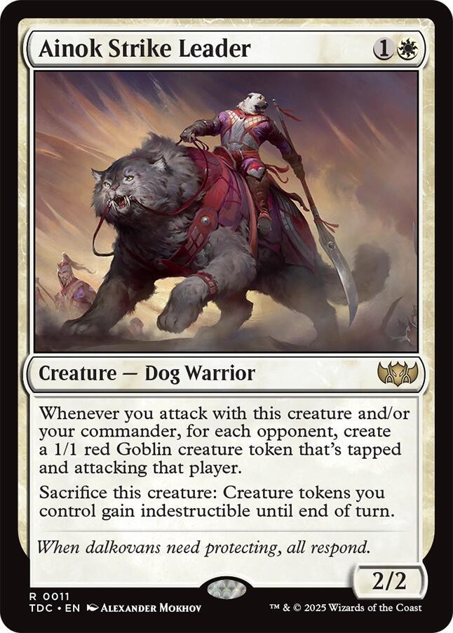 Ainok Strike Leader-Commander: Tarkir: Dragonstorm-R-Normal