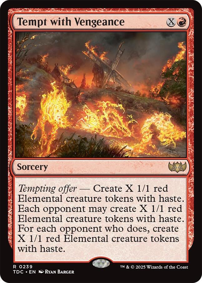 Tempt with Vengeance-Commander: Tarkir: Dragonstorm-R-Normal