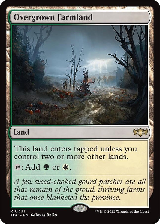 Overgrown Farmland-Commander: Tarkir: Dragonstorm-R-Normal