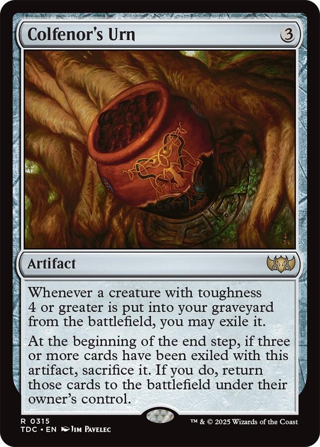 Colfenor's Urn-Commander: Tarkir: Dragonstorm-R-Normal