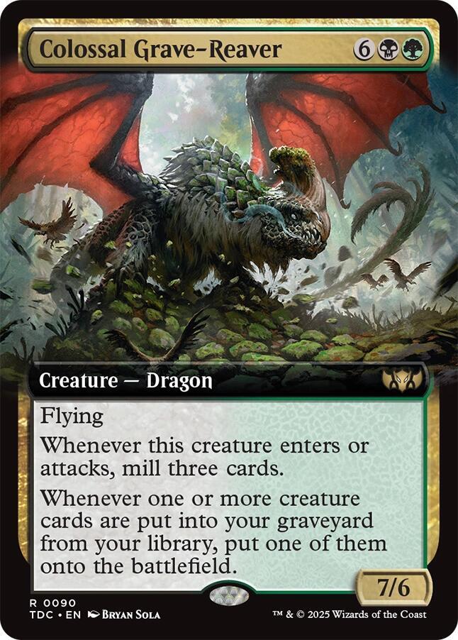 Colossal Grave-Reaver (Extended Art)-Commander: Tarkir: Dragonstorm-R-Normal