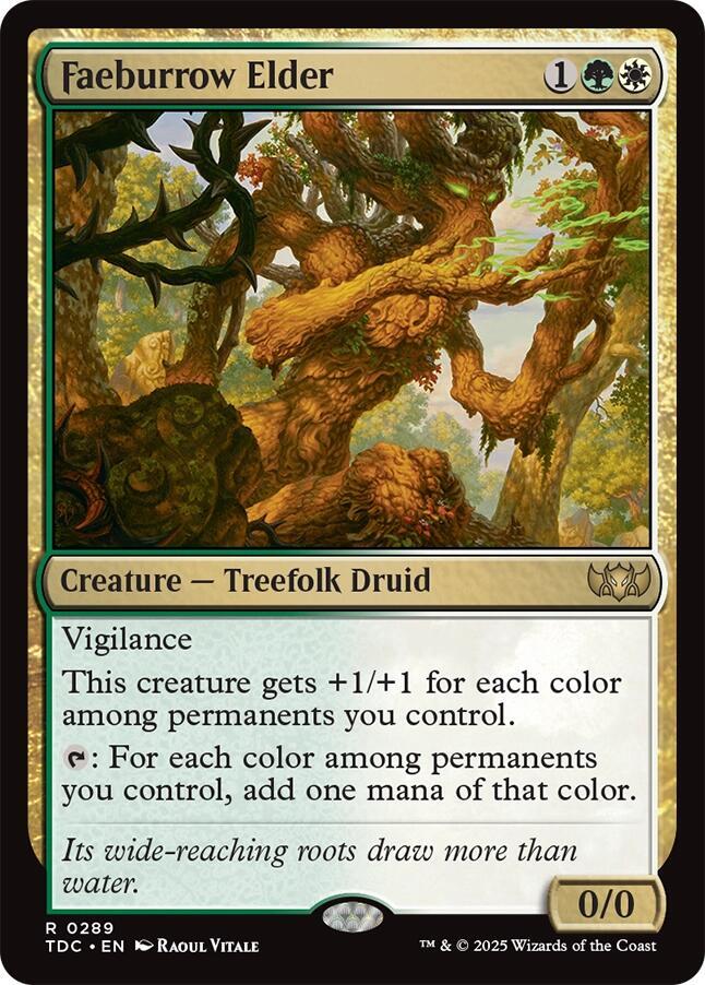 Faeburrow Elder-Commander: Tarkir: Dragonstorm-R-Normal