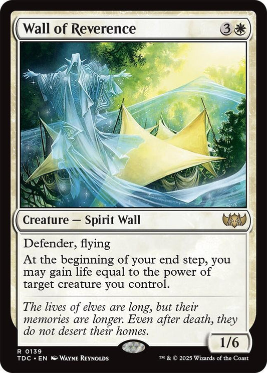 Wall of Reverence-Commander: Tarkir: Dragonstorm-R-Normal
