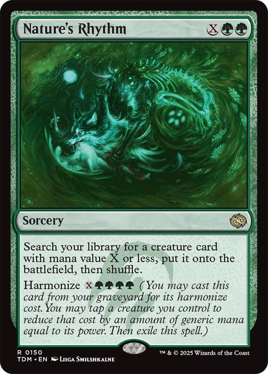 Nature's Rhythm-Tarkir: Dragonstorm-R-Foil