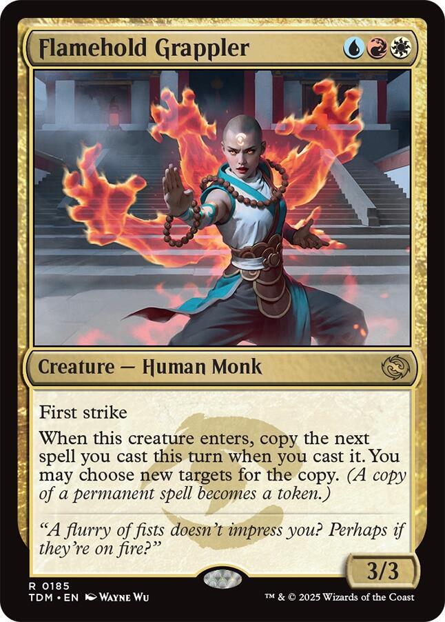Flamehold Grappler-Tarkir: Dragonstorm-R-Normal